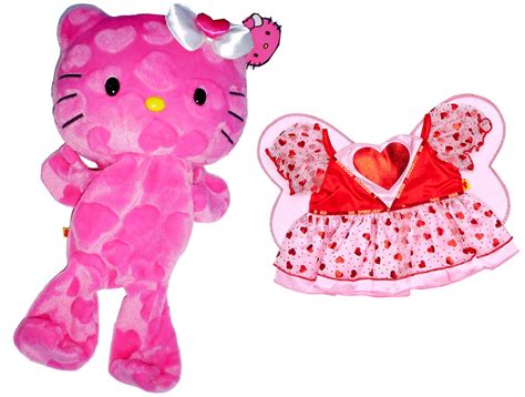 18" <strong>Build</strong>-<strong>A-Bear</strong> White Sassy <strong>Kitty</strong> Cat <strong>pink</strong> heart beanie plush toy BAB kitten a d vertisement by BackInMyDay1971 Ad vertisement from shop BackInMyDay1971 BackInMyDay1971 From shop BackInMyDay1971 $ 17. . Build a bear pink hello kitty
